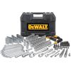 DEWALT Set di strumenti meccanici, unità da 1/4 e 3/8 e 1/2, SAE/Metric, 205 pezzi (DWMT81534)