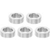 PATIKIL Distanziali in Acciaio Inossidabile M6, 5pz Distanziali Metallici 6,2mm ID x 10mm OD x 5mm L Distanziali a Vite Standoff Rotondi per Viti 1/4 o M6