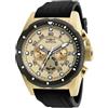 Invicta Speedway Orologio da Uomo in acciaio inossidabile con movimento Quarzo - 50mm, Nero/Oro