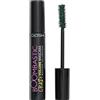 GOSH Boombastic Crazy Mascara per volume estremo e ciglia lunghe, mascara volumizzante con testina precisa, ciglia senza grumi, delicato sulla pelle e senza profumo, 003 verde oliva
