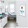 DURABLE Cornice espositiva adesiva Duraframe® A4 21x29,7cm bianco DURABLE (Conf.2)