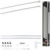 Paulmann 98616 Lampada sottopensile LED Inline set da 2 2x6W 550x26mm 2x500lm 24V cromo opaco 3000K dimmerabile
