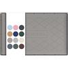 URMONA Tappetino Sottolavello Impermeabile per Cucina 30 x 48 cm, Tappetino in Silicone per Mensole e Organizer, Protezione per Mobile Sottolavello per Cucina e Bagno (Kaki)