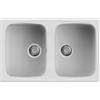Elleci Master 350 Lavello in Granitek colore Bianco 79x50 2 vasche