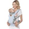 YooxArmor YooxAromr Marsupio Neonato,Ergonomico Regolabile Marsupio per Neonati 3-36 Mesi(3-30kg),Confortevole Fascia Neonato con Poggia Testa,Stampa leopardata