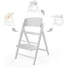 CYBEX Set di seggioloni CLICK & FOLD 4in1 dorato, cresce con il bambino, dalla nascita ai 99 anni, incl. nido sdraietta dorato, set per bambini e vassoio, legno di faggio/cotone/plastica, tutto bianco