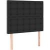 vidaXL Testiere 2 pezzi nero 80x5x78/88 cm Similcuoio