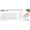 Winner Group Tastiera Bluetooth con mouse - bianco