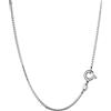 NKlaus 55cm catena veneziana taglio diamante argento 925 1,1mm collana sottile 8450