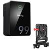SMALLRIG V Mount Battery VB99 Pro, 99Wh / 6800mAh Mini V-Mount Battery con PD 100W USB-C Fast Charging, con Piastra Batteria V-Mount, Attacco V-Lock con Doppio Morsetto a Barra da 15 mm - 5047