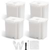 Gosknor 4pz Tampone Inchiostro Scarto Stampante per EPSON Ecotank ET-2800 ET-2803 ET-4800 ET-2400 ET-2720 ET-4700 ET-2711 L3110 L3250 L3150 L3210 ecc., Kit di Manutenzione con Spugna Assorbente