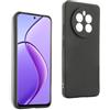 REY Cover in Gel TPU Nera per OPPO REALME 12+ 5G - REALME P1 5G, Ultra Sottile 0,33 mm, Morbido Flessibile, Custodia Silicone