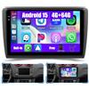 Inefala [4G+64G] Inefala Android 15 Autoradio per Seat Ibiza 2016-2017 con Wireless Carplay Android Auto, 9 Pollici Touchscreen Stereo Auto Bluetooth con Navi GPS WiFi RDS/FM SWC Retrocamera Mic