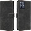 OKZone Cover per Motorola Moto G14, Custodia in PU Pelle per Motorola Moto G14, Custodia a Libro Protettiva Folio Portafoglio con Magnetica e Slot per Carte Wallet Case Flip Cover (Nero)