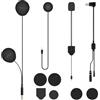Fodsports HRSQS Kit Audio Ultra HD per FX7 Interfono Moto, Compatibile con l'interfaccia Type-C