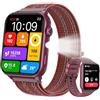 Baolubao Smartwatch Donna, Orologio Smartwatch con LED Torcia, Orologio Intelligente Fitness con Chiamate Bluetooth, Notifiche, Contapassi, Sonno, 2 Cinturini, Smart Watch per Android iOS