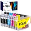 Vintella LC426 Cartucce Sostituzione per Cartucce Brother LC426 Multipack LC 426 LC42VAL LC426XL per Brother MFC-J4335DW MFC-J4340DW MFC-J4535DW MFC-J4540DW (8 Pezzi)