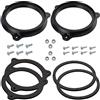 Aerzetix | Kit di 2 adattatori/supporti per altoparlanti Ø165mm compatibile con Renault Clio MK4 per porte anteriori