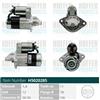 HOFFER Motorino d'avviamento OPEL VAUXHALL 1,7 01202157 8971502040 R1040031