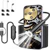 Ferdiiz Endoscopio per Smartphone, 1920P HD Telecamera Endoscopica con 8 LED, Sonda Impermeabile IP67 per Ispezione Tubi, per Android e iOS senza WiFi - 32,8 ft/10 m