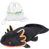 capybaraflying Salamandra Peluche Pesante,Peluche Axolotl Realistico Pesante, Cuscino Animale Arancia Coccoloso per Coccolare, 30in 4.4 lb Peluche Axolotl Bambini