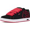 etnies Fader - Performance Skate, Costruzione Rinforzata, Comfort Imbottito, Sneaker Quotidiane - Black/Red - 46