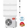 TCL Climatizzatore Condizionatore TCL BreezeIN serie P9 Wifi R32 Trial Split Inverter 9000 + 12000 + 12000 BTU con U.E. MT2730 Classe A++/A+