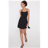 Tezenis Gonna Pantalone In Tela Di Viscosa Donna Nero