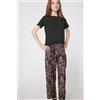 Tezenis Pantaloni Lunghi Bimba In Viscosa Stampata Bambina Animalier