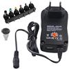 LINK LK1230W - Alimentatore Universale Multispina 3-12V 30W con USB 5V 2.1A - Adattatore Regolabile per Elettronica, Router, LED e Piccoli Dispositivi