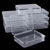 MHwan Scatole Plastica con Coperchio, 8 Pezzi Scatole Impilabili, Robuste e Resistenti, Senza BPA, per Piccoli Oggetti, Perline, Bottoni, Aghi, Pillole (11,2 x 8,2 x 2,8 cm)