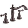Delta Faucet 3597lf-rbmpu Cassidy Two Handle Wide spread bagno con metal pop-up, Venetian Bronze