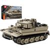 Set Di Mattoncini Carro Armato TIGER I, Modello Di Carro Armato Pesante Tedesco