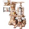 Puzzle 3D in Legno Navetta Spaziale per Adulti - Base Di Lancio Meccanica Con Ef