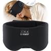 LC-dolida Mascherina per dormire Bluetooth, con cuffie, per uomini e donne, wireless, per dormire, per viaggi, sonnellini, yoga, meditazione, notte