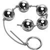 JVJVWO Palline anali a catena, palline anali, per allenamento, dell'amore donne, giocattoli in acciaio inossidabile BDSM, vaginali, plug anale# Giocattoli sessuali XXL uomini, uomini principianti