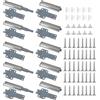 AOUZOVLI 10 Pezzi Push Pull per Ante, Apertura a Pressione Ante, Push Pull per Ante Scrocco Magnetico, Porta push-to-open, push pull per cassetti e ante di armadi