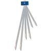 hedue® Dima per scale T500 - Sagoma regolabile per gradini e scale, trasferimento preciso delle misure dei gradini, copiatore di profili e dima angolare in acciaio temprato