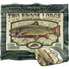LOGOVISION Jq Licensing Two Brook Lodge Sign Coperta super morbida al tatto setoso - 152 x 127 cm