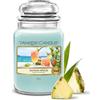 YANKEE CANDLE Candela Profumata Yankee Candle | Bahama Breeze Grande Barattolo | Candele a Lunga Durata: fino a 150 Ore | Regali Perfetti per Donne