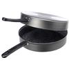ALLUFLON Tradizione Italia Fornetto/Girafrittata Alto, Alluminio, Nero, 28 cm