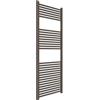 ERCOS Scaldasalviette Termoarredo Bagno Dimensioni 600x1500 MM Radiatore Bagno Marrone Bruciato Opaco , Attacchi da 1/2 Fornito Con Kit Montaggio