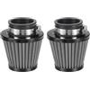 PATIKIL 38mm Filtro Dell'Aria, 2 Pezzi Filtro Dell'Aria Per Moto Per Motori GY6 50cc 90cc 110cc 125cc 150cc 200cc CRF50 Moto Da Cross Pit Bike Scooter ATV Go Kart Parti, Nero