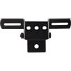 Enwye Supporto per fanale posteriore per moto, luce freno, porta targa, nero 17x7,5 cm