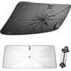 Coleya Ombrello Parasole per Auto Compatibile con Renault Captur 2013-2025, Parasole per Parabrezza Anteriore, Renault Captur Accessori Protezione Solare, Ripiegabile, Protezione UV