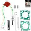 NICEWAT 12 V 2 KW 5 KW 8 KW Kit di Riparazione per Candelette, 10 Pezzi Kit Ceramico Riscaldatore da Parcheggio con Candelette, Accessori per Riscaldamento Diesel per Riscaldamento Ad Aria,Diesel