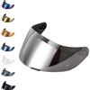 EvoParts Visiera GT4-1 GT4-2 compatibile casco AGV K1 K1S K5 K5S pinlock ready (Argento, XXS-XS-S-SM-M)