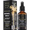 G R O U N D E D COFFEE SCRUB Siero viso al retinolo antietà egiziano Gold (1%) con acido ialuronico, vitamina C, aloe vera, vitamina E e olio di semi di jojoba. Formula rigenerante per la pelle ad alta resistenza, adatto per