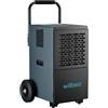 Wiltec Deumidificatore industriale fino a 50 l/giorno, 650 W, asciugatura muri bagnati per grandi ambienti, max 130 m², serbatoio da 7 l, timer 24 ore