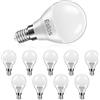 Eslas E14 Lampadina LED G45 Bianco Freddo, 6W Lampadina LED E14 6000K, 600Lm, 60 watt Sostituito, P45 Lampadina Globo E14, Non-dimmerabile, confezione da 10.